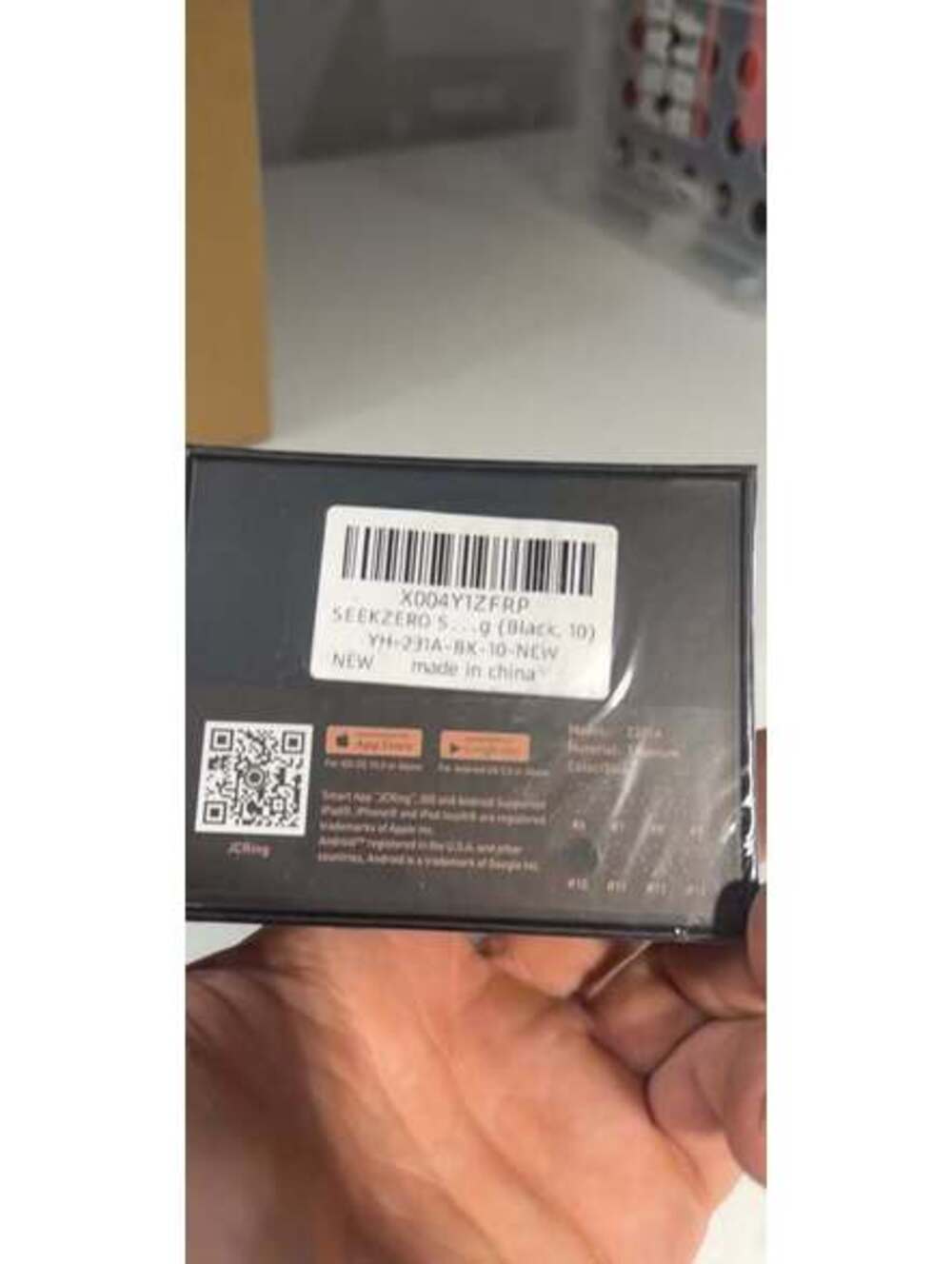 JCRing Smart Device Black Size 10